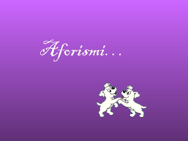 Aforismi