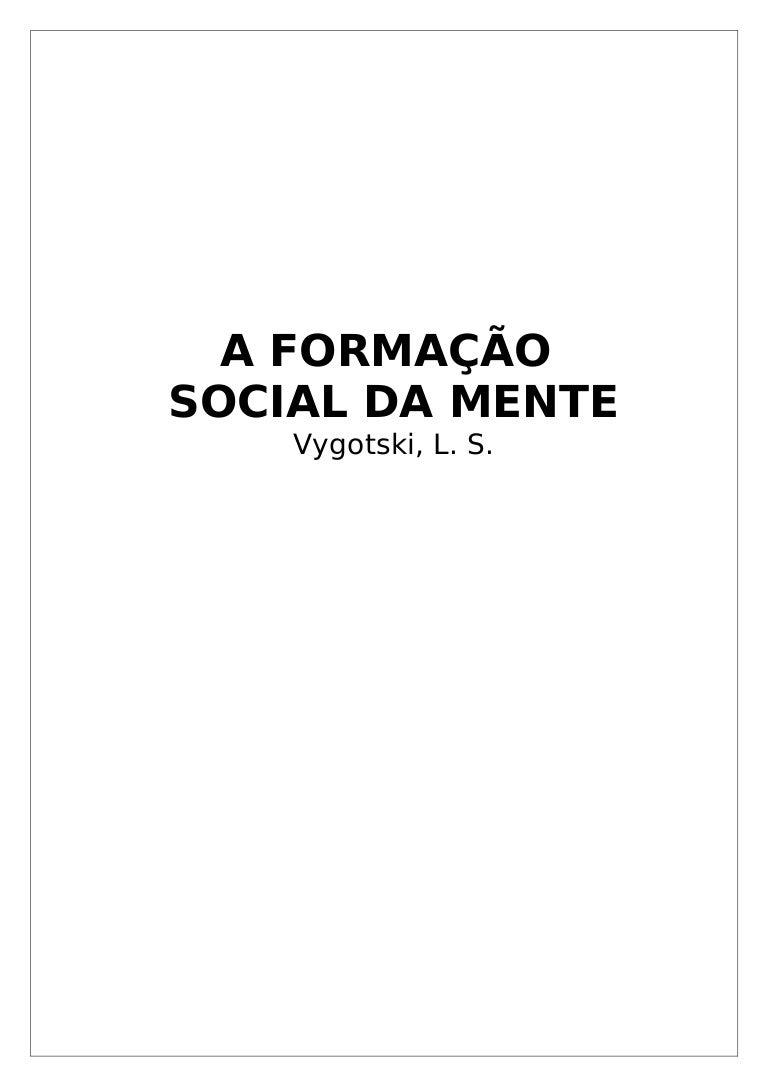 formação de vygotsky