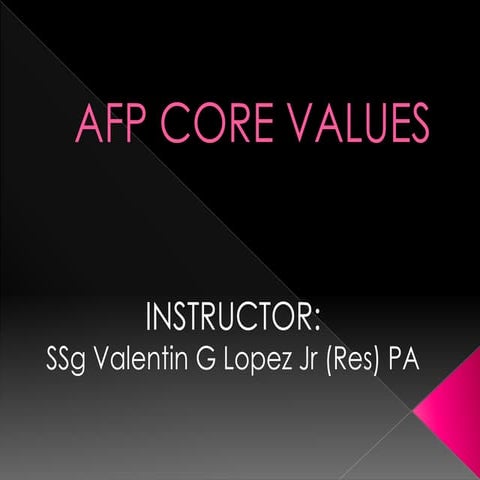 AFP-CORE-VALUES