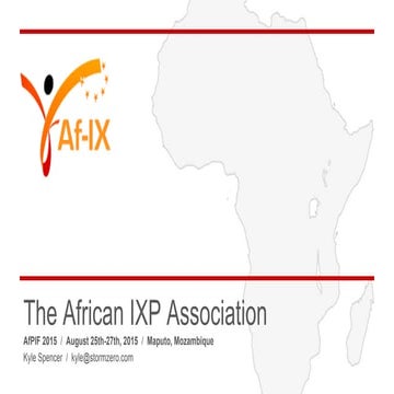 Africa IXP Survey Report