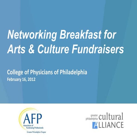 AFP networking breakfast presentation