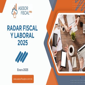 Reformas Fiscales y Laborales 2025 en Mexico | PDF