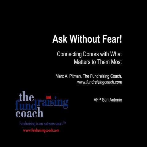 AFP San Antonio: Ask Without Fear!