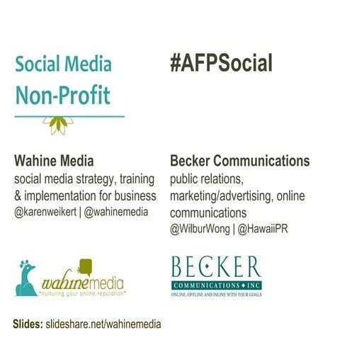 Social Media for Nonprofits | National Philanthropy Day Conference
