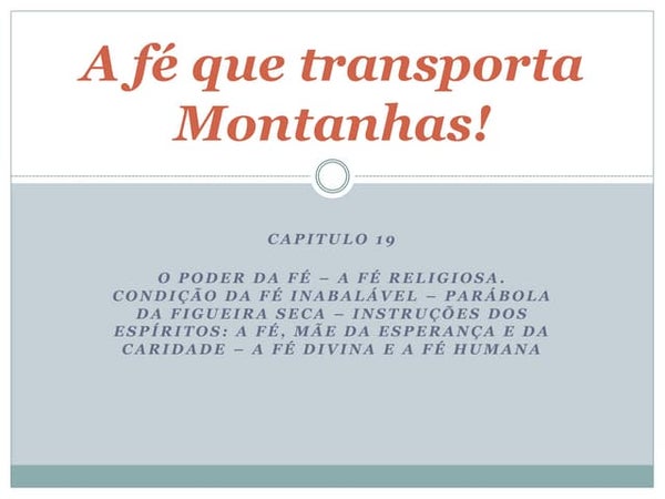 Fé inabalável - mãe da esperança e da caridade (continuação)