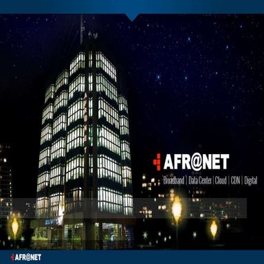 Afranet at a glance 2016 | PPTX