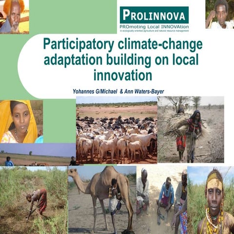 Yohannes GebreMichael: Participatory climate-change adaptation building on lo...