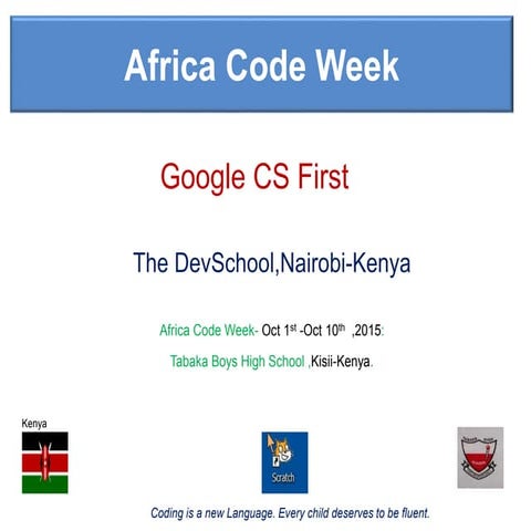 Africa code week