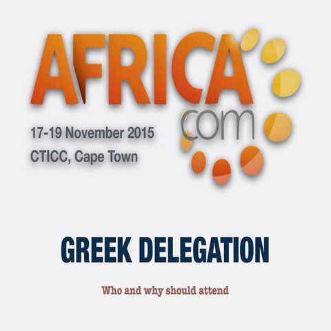 The Greek Delegation to AfricaCom