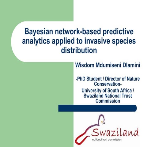 Bayesian network-based predictive analytics applied to invasive species distr...