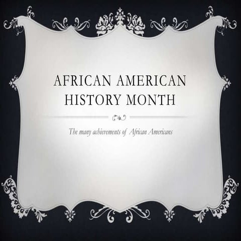 African american history month
