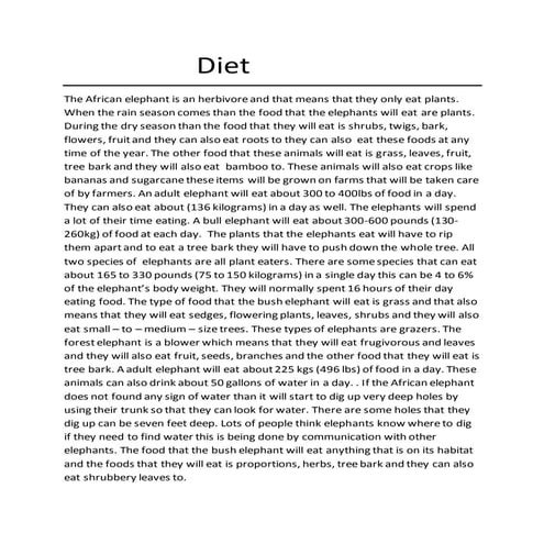 African elephant book for elizabeth