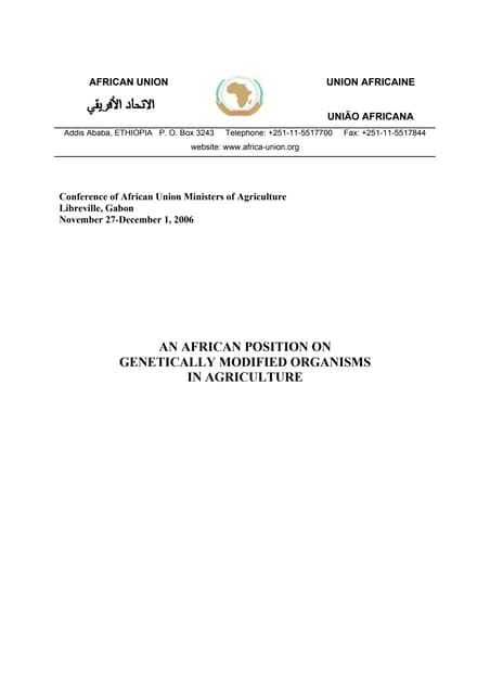 African positionongm os