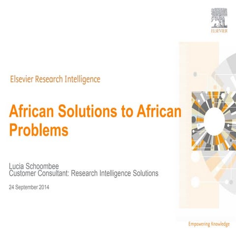 African solutions to African problems: the role of research management tools ...