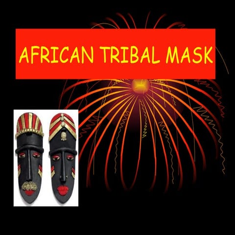 African tribal mask
