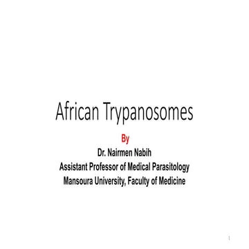 African trypanosomes parasites of central nervous system