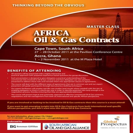 Africa Oil and Gas Contracts