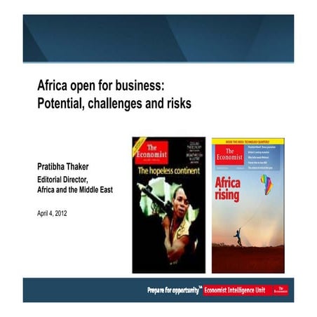 Africa open for business   potential, challenges and risks