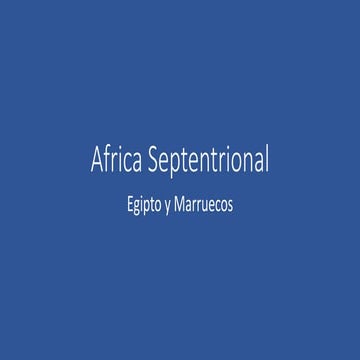África septrentional
