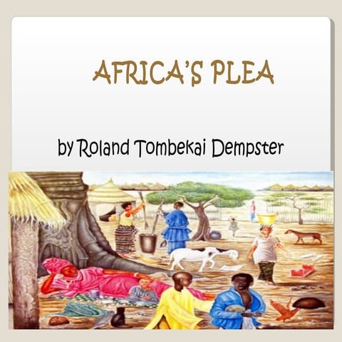 Africa's Plea