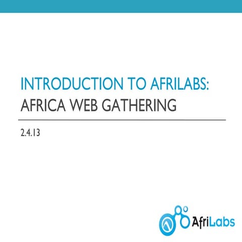 Afrilabs Director - Tayo Akinyemi