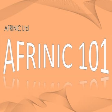 AFRINIC 101 2017