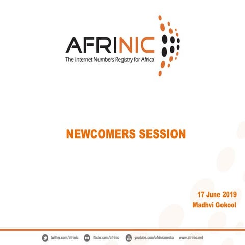 AIS19 Newcomers Session (EN)