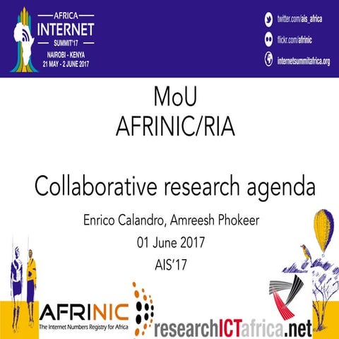 AFRINIC RIA MoU