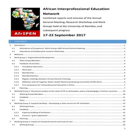 AfrIPEN Report May 2018