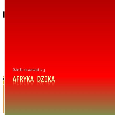 Afryka dzika