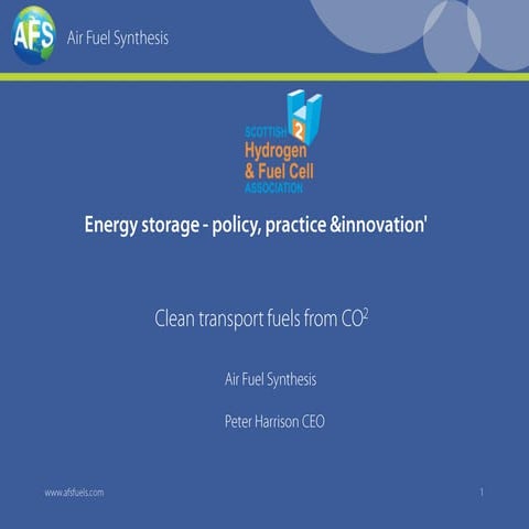 Afs presentation from SHFCA, March 2013