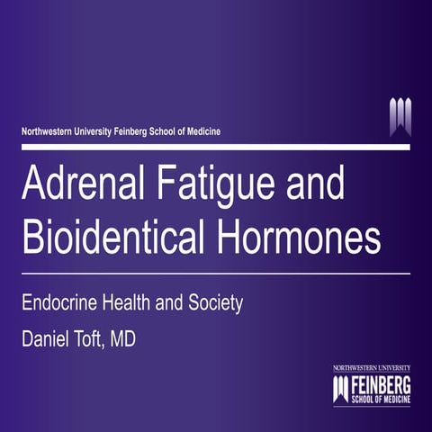 Adrenal fatigue, bioidentical hormones, and health literacy