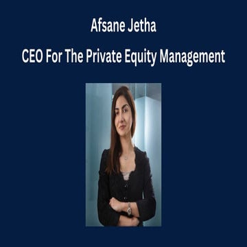 Afsane Jetha - A Managing Partner of Alta Semper Capital | PDF