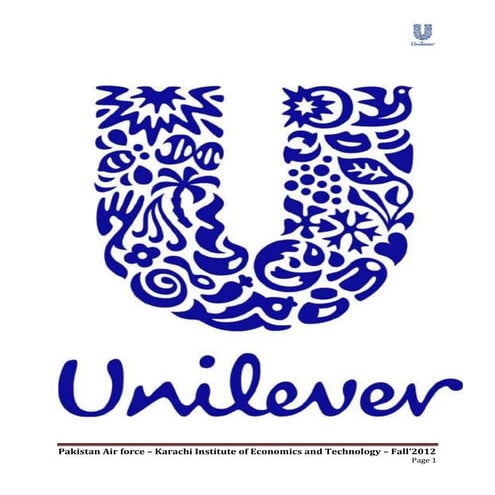 Report on Unilever Pakistan