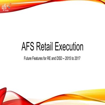 Future Features for RE and DSD