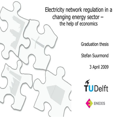 Electricity network regulation in a changing energy sector: 'The help of econ...