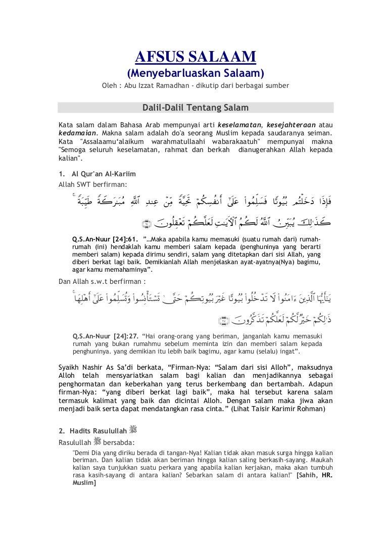 Afsus Salaam