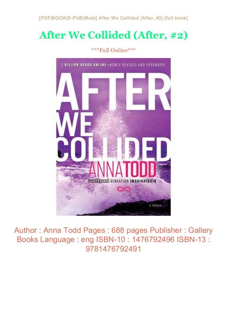 After We Collided After 2 Pdf Kindle Epub
