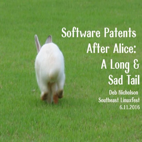 Software Patents After Alice: A Long and Sad Tail