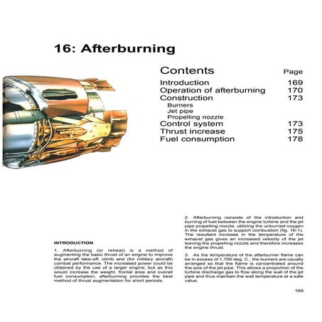 Afterburner   gas turbine, turbojet, turbofan) rolls royce - t