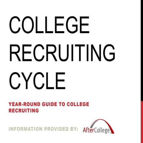 College Recruiting Cycle: Year-Round Guide to College Recruiting