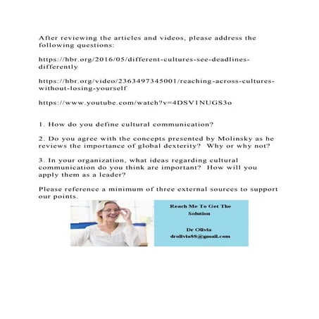 After reviewing the articles and videos, please address the followin.docx