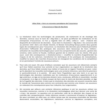 After risk (François Ewald)  sep13