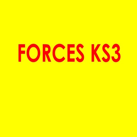 Multichoice Quiz on Forces KS3 
