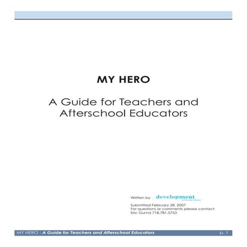 Hero Biography chart | DOCX