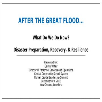 After The Great Flood Pptx