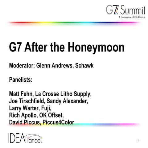 G7 Summit: After The Honeymoon
