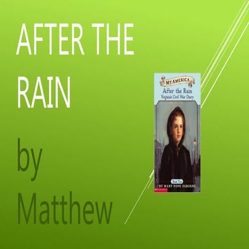 After the Rain by Matthew
