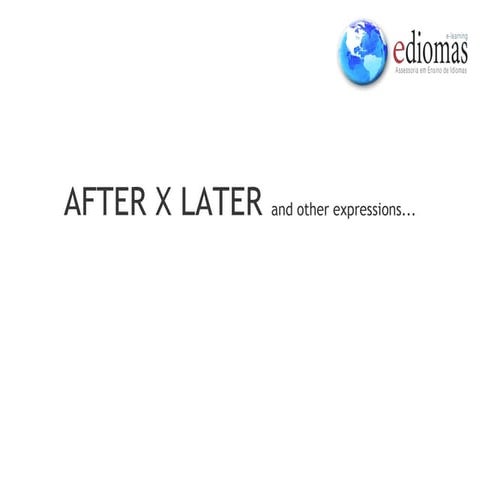 After x Later