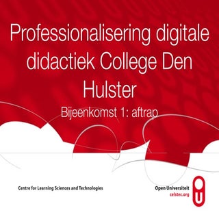 Aftrap professionalisering digitale...